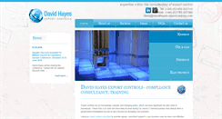 Desktop Screenshot of davidhayes-exportcontrols.com